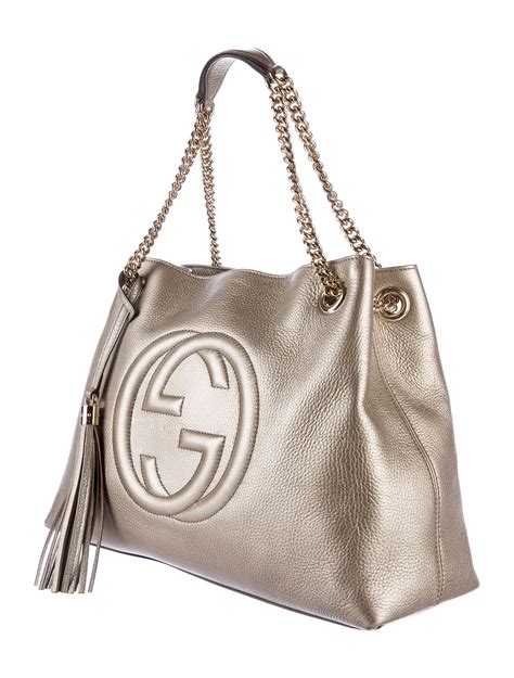 gucci shoulder bag gold chain|gucci adjustable shoulder handbags.